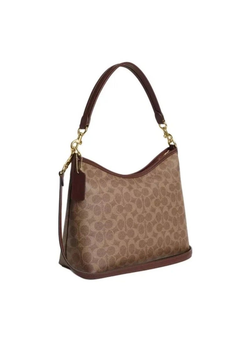coachoutlet Coach Women's Hobo bag,In Signature Canvas Handbag Multifunctional Crossbody Bag,Shoulder bag Suitable for Work, Travel, and Parties - Image 3